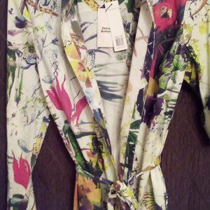 Paper White Long Jacket Dress NWT